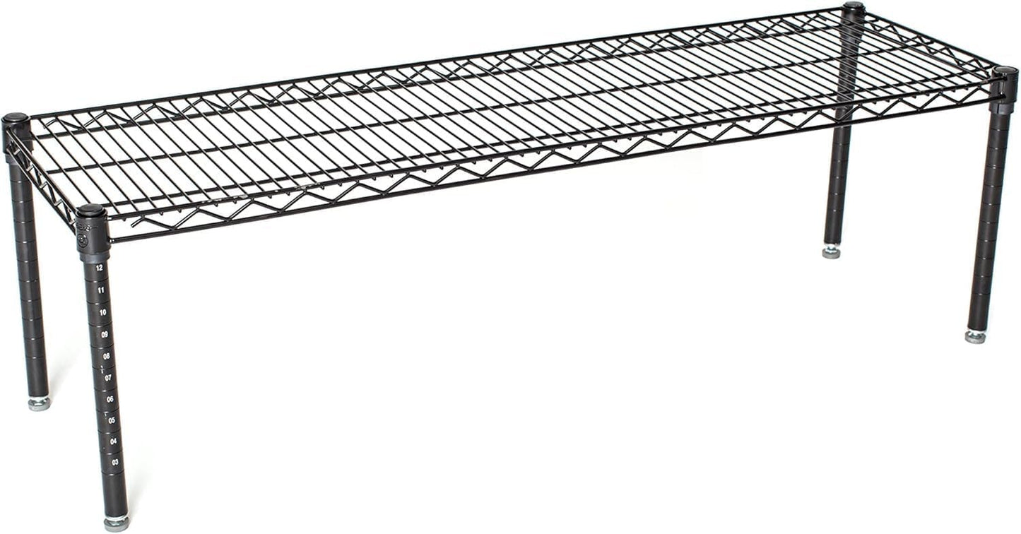 Omega Products Corporation 14" Deep x 24" Wide x 20" High Black Mobile Dunnage Rack