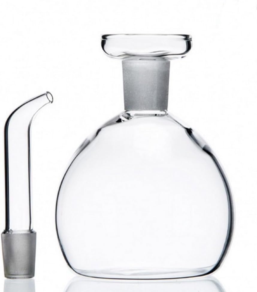 ELETON Cylindrical 16 oz Olive Oil Dispenser Bottle Glass with No Drip Spout -Olive Oil & Vinegar Dispenser Glass Cruet Decanter- Glassware Seal Handicraft Easy Clean Drip Free Bottles for Kitchen