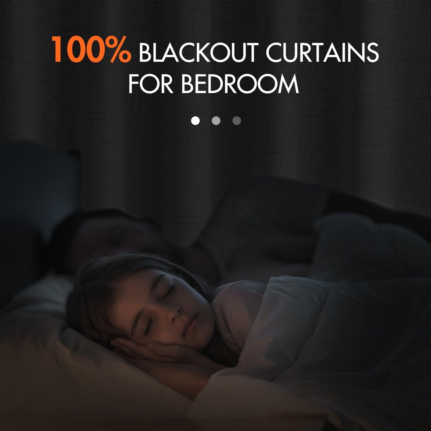 MIULEE Greyish White 100% Blackout Linen Curtains 90 Inch 2 Panels Set Double Sided No Coating Pleated Back Tab Black out Long Thermal Insulated Pinch Pleat Bedroom Living Room Darkening Window Drapes