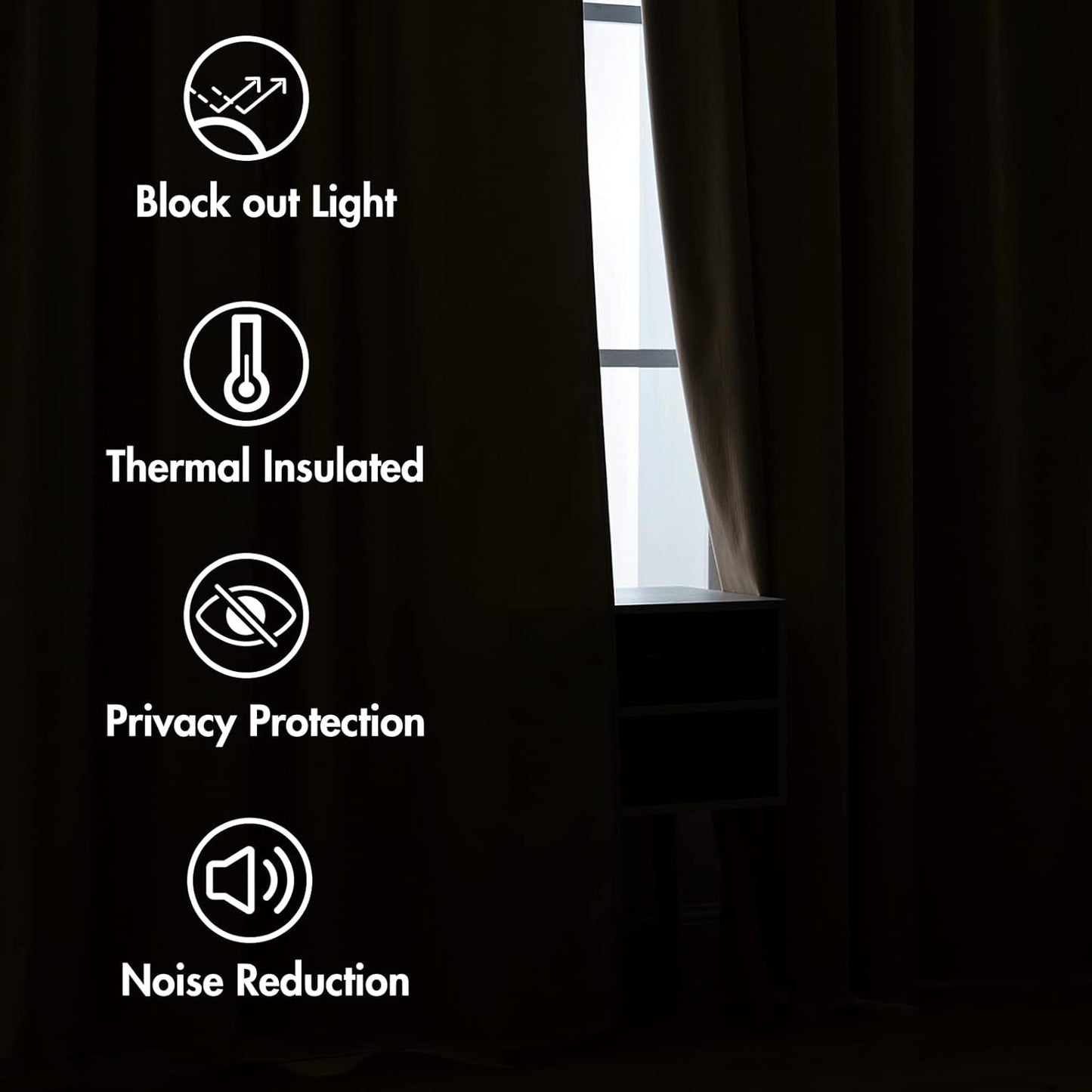 MIULEE Velvet Curtains 84 inches - Pinch Pleated Luxury Room Darkening Curtains for Bedroom Living Room Blackout Thermal Insulated Super Soft Window Drapes Rod Pocket, Camel Beige, 2 Panels