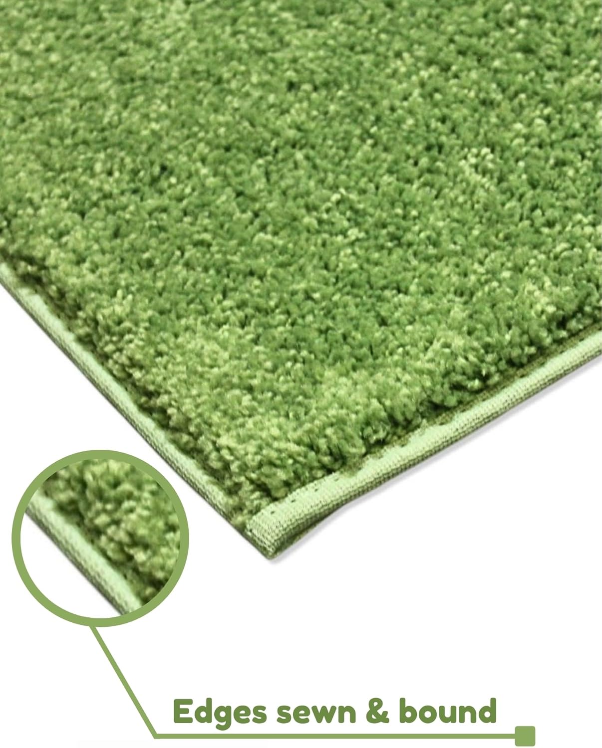 KOECKRITZ Soft and Colorful Kids Classroom Area Rugs (Passes Flammability Pill Test) Many Sizes and Bright Colors to Select from (7' x 7', Lime)