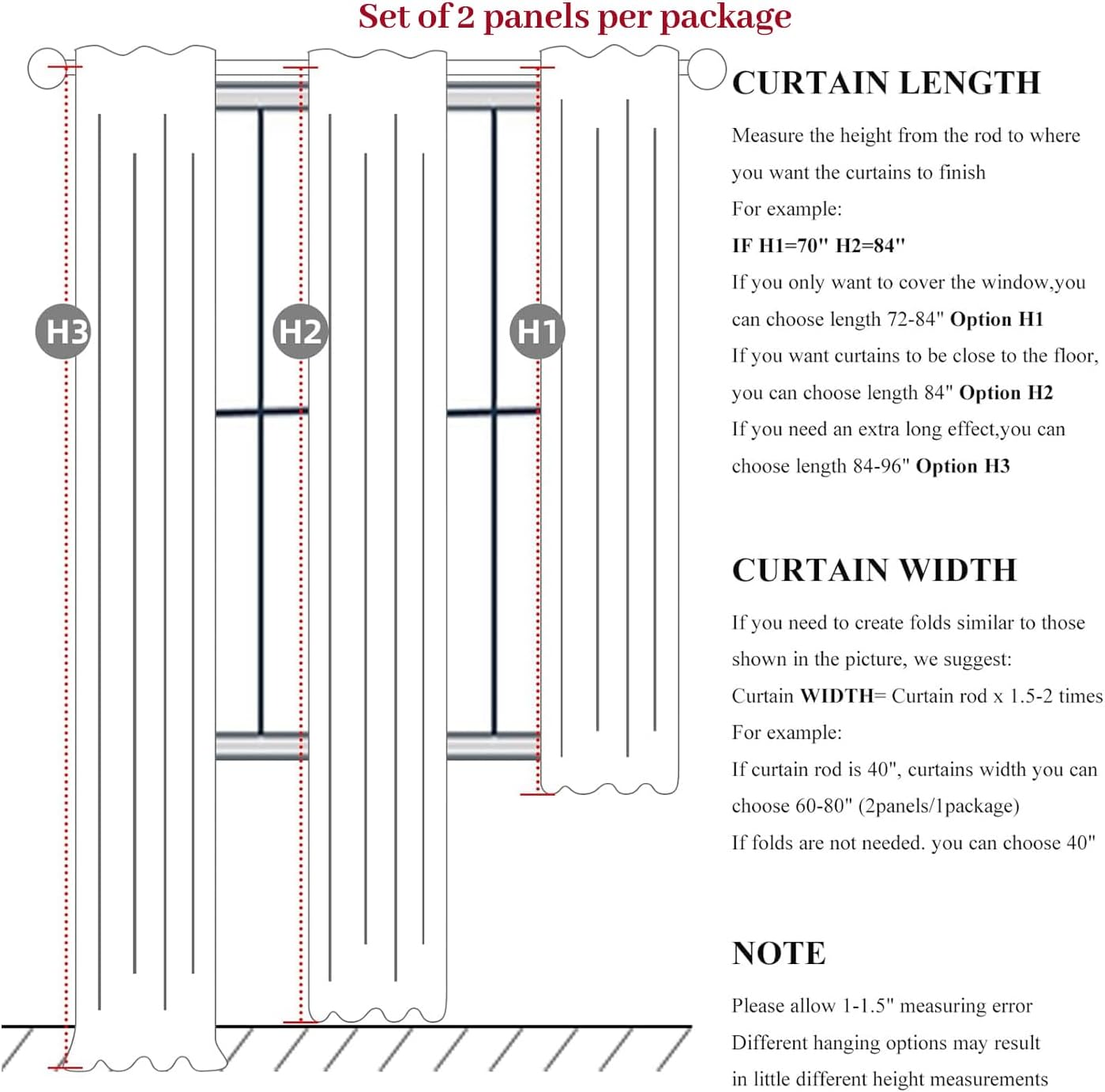 RustBrown Linen Pinch Pleated Blackout Curtains & Drapes 96 Inch Long Bedroom/Livingroom Farmhouse Curtains 2 Panel Sets, Neutral Track Room Darkening Thermal Insulated 8ft Back Tab Window Curtain