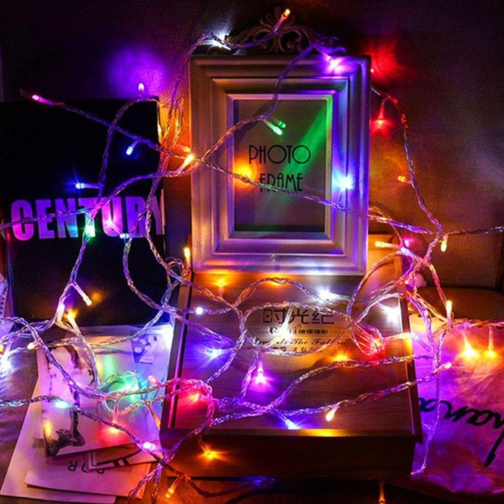 98FT 200 LEDs String Lights Waterproof Fairy Lights 8 Modes with Memory 30V UL Certified Power Supply for Home, Garden, Wedding, Party, Christmas Decoration Indoor Outdoor (Multicolor)