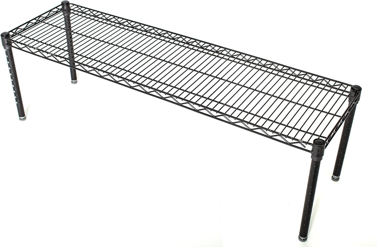 Omega Products Corporation 21" Deep x 36" Wide x 14" High Black Stationary Dunnage Rack