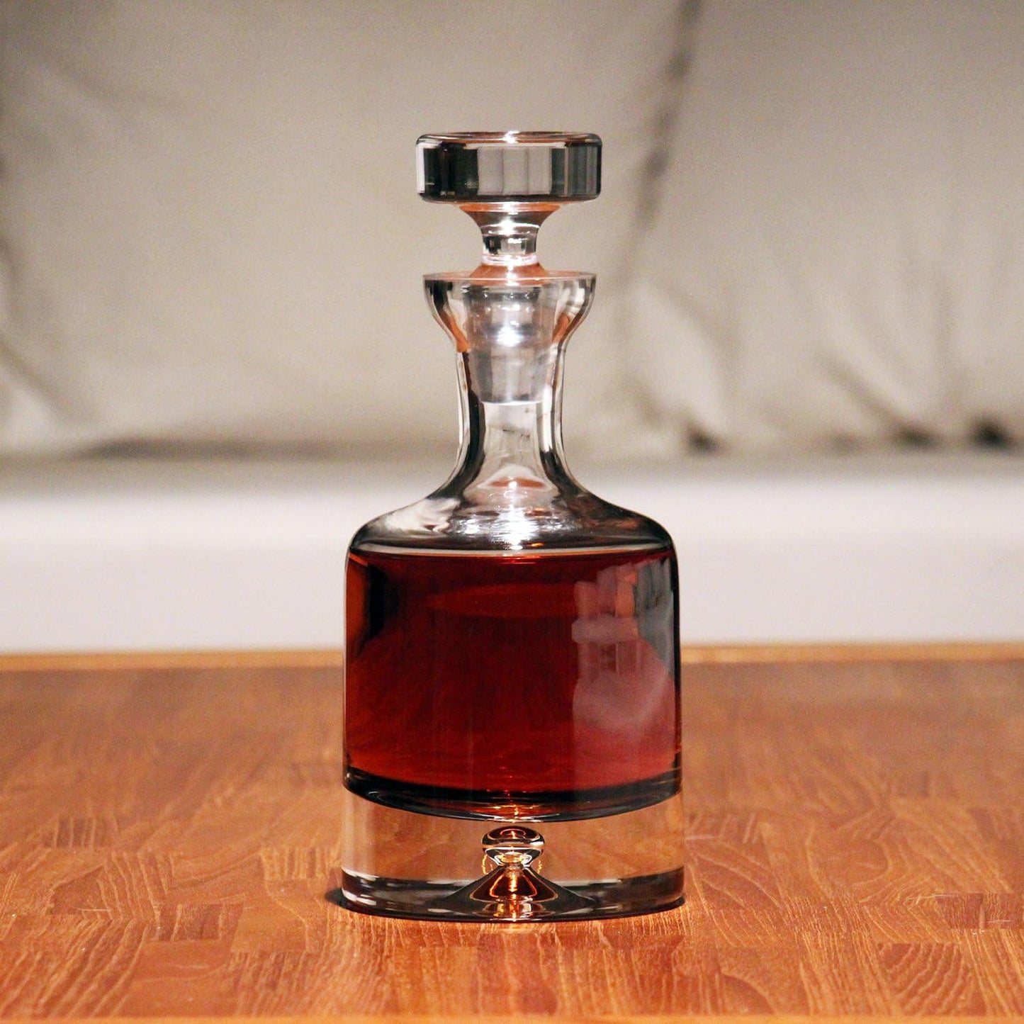 Ravenscroft Crystal | Elegant European-Made Hand-Blown Taylor Decanter w/Stopper | 100% Lead-Free Crystalline | 35 FL Oz | Gift-Boxed