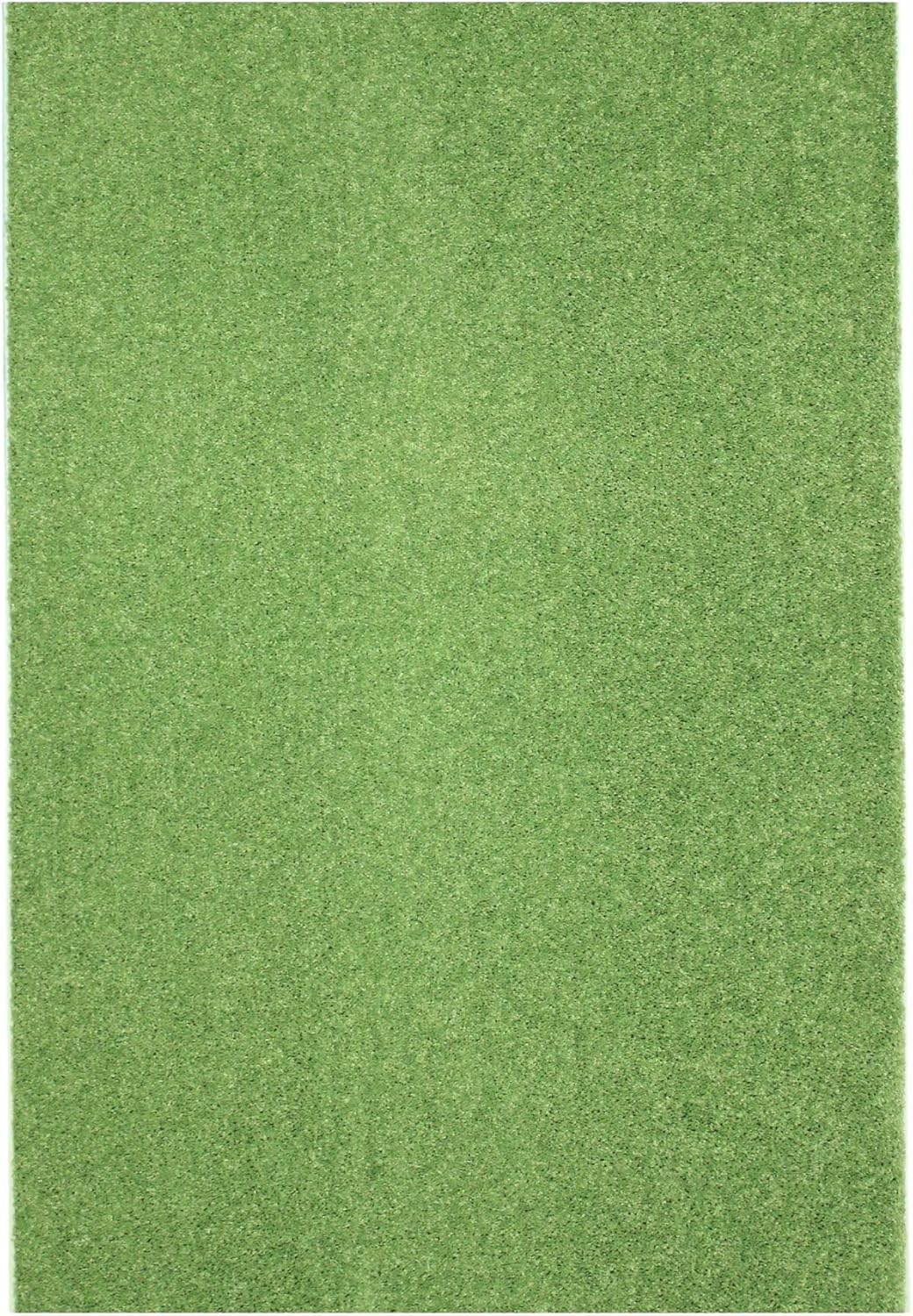 KOECKRITZ Soft and Colorful Kids Classroom Area Rugs (Passes Flammability Pill Test) Many Sizes and Bright Colors to Select from (7' x 7', Lime)