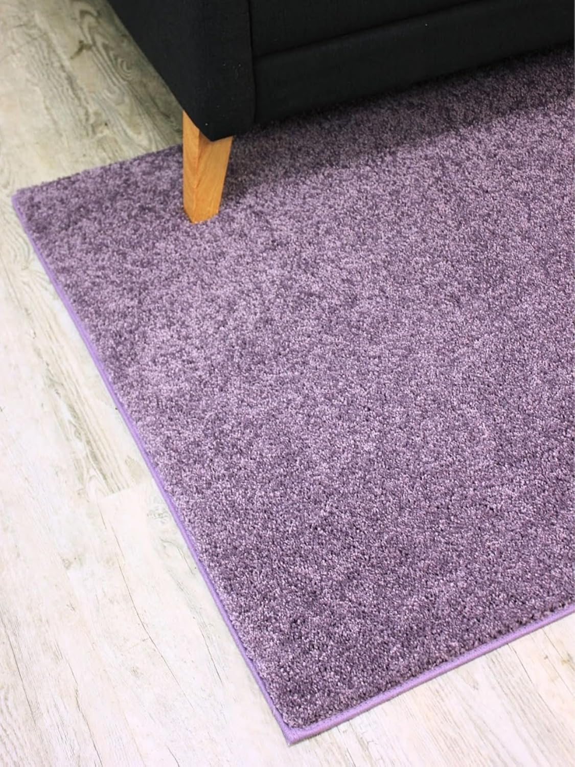 KOECKRITZ Soft and Colorful Kids Classroom Area Rugs (Passes Flammability Pill Test) Many Sizes and Bright Colors to Select from (5' Round, Lavender)