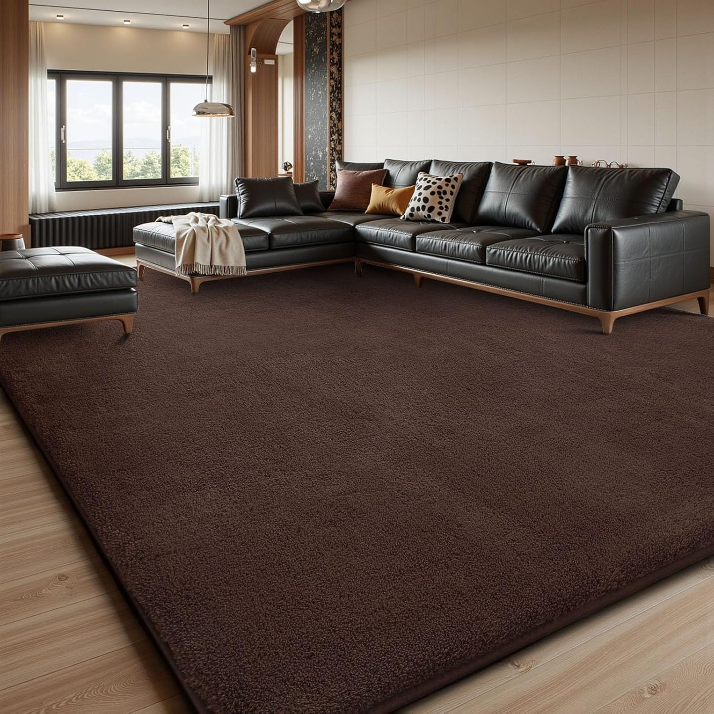 Sour Lemon 10x14 Area Rugs for Living Room, Soft Large Area Rug Fluffy Rugs for Bedroom，Machine Washable Area Rug Non Slip Carpet Rug for Living Room Playroom Kids Room Home Decor