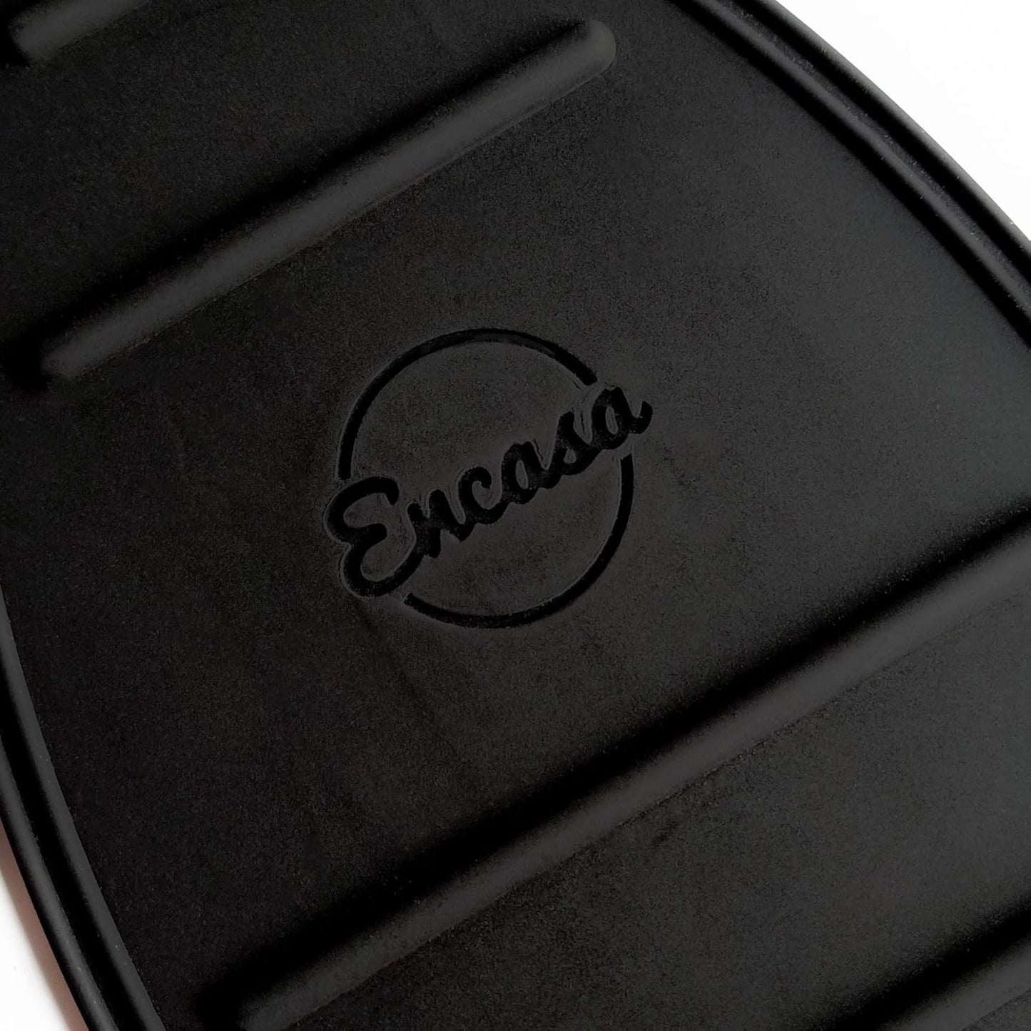 Encasa Homes Silicon Mat for Hot Iron Rest - Heat Resistant, Anti - Slip, Thicker Pad for Protecting Your Table During Ironing, Non-Burning, Machine Washable, Durable - Black